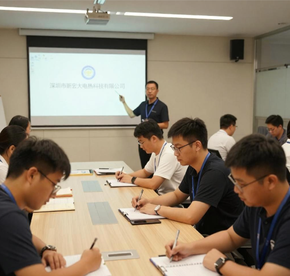 Verenig u voor groei, bouw samen een nieuwe reis - De nieuwe werknemerstraining van Shenzhen Xinhongda Electric Heating Technology Co., Ltd. met succes afgerond